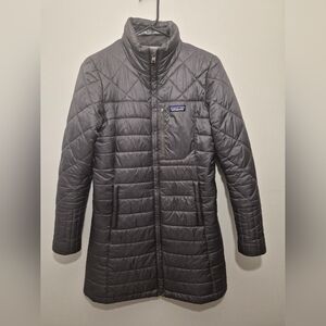 Women Patagonia Jacket Medium Dark Grey Excellent Condition